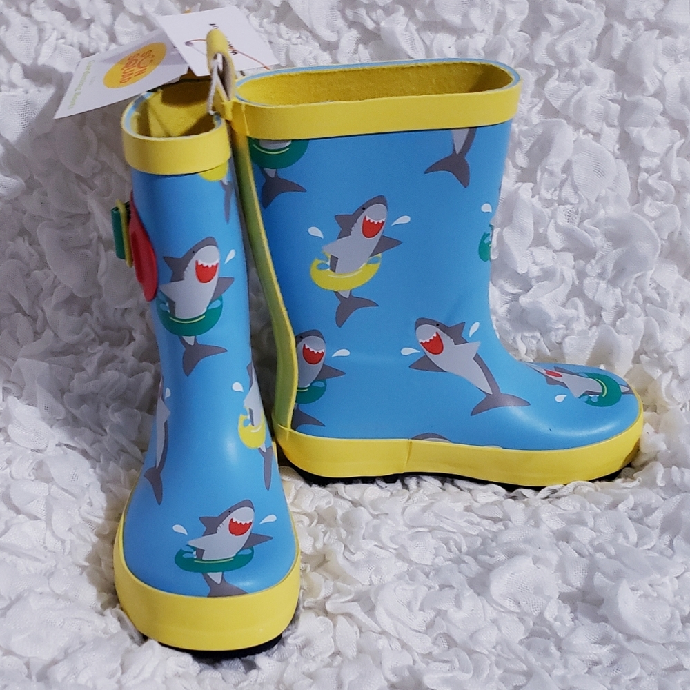 🆕️ Baby Boy Rain Boots Size S 5/6 - Picture 2 of 6